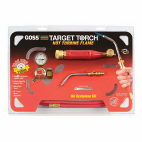 Goss KX-5B Target Torch Air-Acetylene Outfit, 5/16 In, B Cyl Reg Fitting