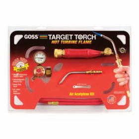 Goss KX-7B Target Torch Air-Acetylene Outfit, 3/8 In, B Cyl Reg Fitting