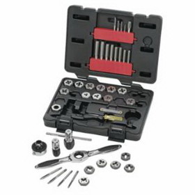 Gearwrench 329-3885 Ratcheting Tap And Die Drive Tool Set Sae