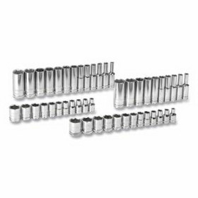 GEARWRENCH 80314D 47 Pc. 1/4 in Drive 6 Point Standard and Deep SAE and Metric Socket Set