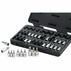 Gearwrench 329-80726 36 Piece Master Torx Set With Hex Bit Sockets, 1/4 In, 3/8 In & 1/2 In