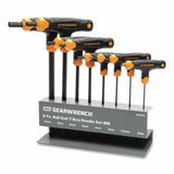 GEARWRENCH 83520 Ball End T-Handle Hex Key Set, Standard, T-Handle