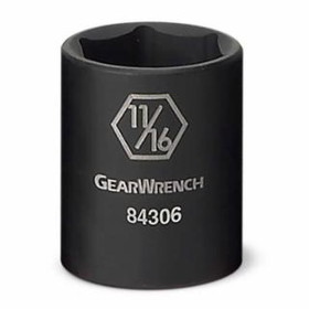 Gearwrench 329-84308N 3/8" Drive 6 Point Stanimpact Sae Socket 13/16"