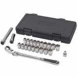 Gearwrench 329-893823 23Pc 3/8 Dr Xl Pass-Thrugear Ratchet Set