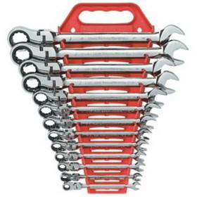 Gearwrench 329-9702D 13 Pc. Flexible Combination Ratcheting Wrench Sets, Inch