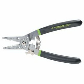 Greenlee 332-1950-SS Pro Stainless Wire Stripper/Cutter/Crimper, 10-20 Awg, 6-32/8-32 Bolts, Straight