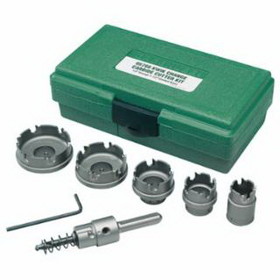 Greenlee 332-660 Kwik Change Hole Cutter Kit, Carbide-Tipped, 7/8 In To 2 In Cut Diam.