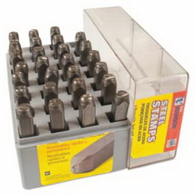 C.H. Hanson 337-20400 Standard Steel Hand Stamp Sets, 1/2 In, A Thru Z