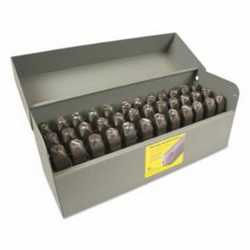 C.H. Hanson 337-21624 Heavy Duty Steel Hand Stamp Sets, 3/32 In, 0 Thru 8; A Thru Z