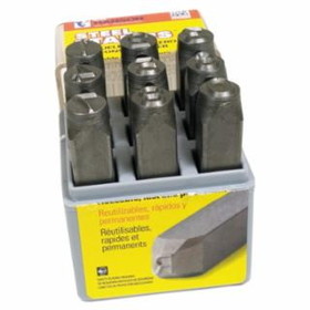 C.H. Hanson 337-21850 3/16" Rhino Number Set 9/16"X9/16"X3-1/2"