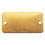 C.H. Hanson 337-41292 Brass Tags, 18 Gauge, 3 In X 1 In, 1/8 In Holes, Rounded Rectangle, Price/100 EA
