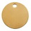 C.H. Hanson 41857 Brass Tags, 18 gauge, 1 1/2 in Diameter, 3/16 in Hole, Round, Price/100 EA