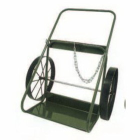 Saf-T-Cart 339-403-20 400 Series Carts, Holds 9.5"-12.5" Dia. Cylinders, 20 In Steel Wheels, 33" W