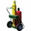 Saf-T-Cart 339-552-16 400 Series Carts, Holds 2 Cylinders, 9.5"-12.5" Dia., 16" Pneum.Wheels, 62" H, Price/1 EA