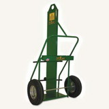 Saf-T-Cart 339-871-16FW-LE Large Cylinder Cart, 9-1/2 In And 12-1/2 In Dia Cylinders, 16 In Pneumatic Wheels