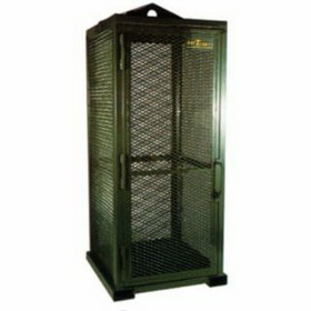 Saf-T-Cart 339-STS-9 Storage Series Cylinder Cage, Locking Door, (9) Hi-Pressure Cylinders