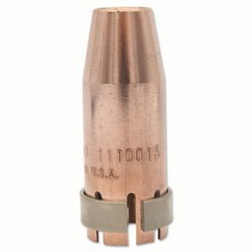BERNARD 1110015 Mig Nozzle, 1/2 in Bore, For 400 A Series MIG Guns