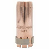 BERNARD 5627 Mig Nozzles, Recessed, 3/4 in Bore, For Bernard W-Gun, Copper