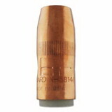 Bernard N-5814C Centerfire™ MIG Nozzle, 1/4 in Recess, 5/8 in Bore, For T Series Tip, Copper
