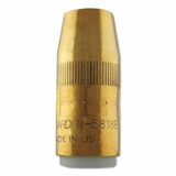 BERNARD N-5818B Centerfire Nozzles, 1/8 in Tip Recess, 5/8 in Bore, For Q-Gun, Brass, Large