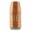 Bernard N-5818C Centerfire Mig Nozzle, 1/8 In Recess, 5/8 In Bore, For T Series Tip, Copper, Price/1 EA