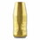 BERNARD NS-1218B Centerfire&#153; MIG Nozzle, 1/8 in Recess, 1/2 in Bore, For T Series Tip, Brass, Price/1 EA