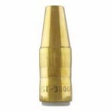 BERNARD NST-3800B Centerfire™ MIG Nozzle, Flush, 3/8 in Bore, For TT Series Tip, Brass