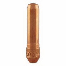 BERNARD T-035 Centerfire&#153; MIG Contact Tip, 0.035 in Wire, T Series, Non-Threaded/Tapered Base
