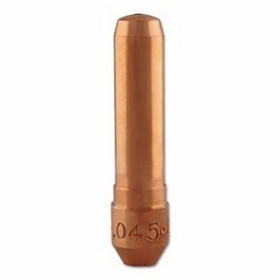BERNARD T-045 Centerfire&#153; MIG Contact Tip, 0.045 in Wire, T Series, Non-Threaded/Tapered Base