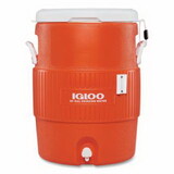 Igloo 42021 Seat Top Water Jug, 10 gal, Orange/White