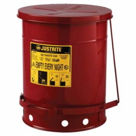 Justrite 400-09300 10 Gallon Oily Waste Canw/Lever