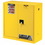Justrite 894500 Yellow Safety Cabinets For Flammables, Manual-Closing Cabinet, 45 Gallon, Price/1 EA