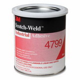 3M 021200-21357 Industrial Adhesive, 4799, 1 Qt, Can, Black