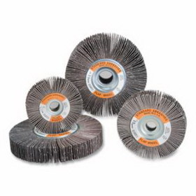 Standard Abrasives 051115-42490 Aluminum Oxide Flap Wheel, 1 in dia x 1/2 in Thick x 1/4 in Shank, 80 Grit, 30000 RPM