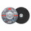 3M 051125-87448 Silver Depressed Center Grinding Wheel, 7 In Dia, 1/4 In, 5/8-11 In Arbor, 36 Grit, Price/10 EA