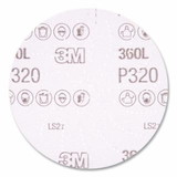 3M 051131-01707 Hookit™ Clean Sanding Disc 360L, Aluminum Oxide, 5 in dia, P320