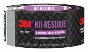 3M 068060-46902 No Residue Duct Tape 2420, 1.88 in W x 20 yd L
