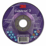 3M 638060-90014 Cubitron™ 3 Cut and Grind Wheel, 4-1/2 in dia x 5/32 in Thick x 7/8 in Arbor, 36+ Grit, T27