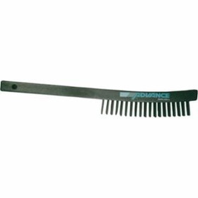 Pferd 410-85012 Curved Handle Scratch Brush 3X19 Rows Cs Wire