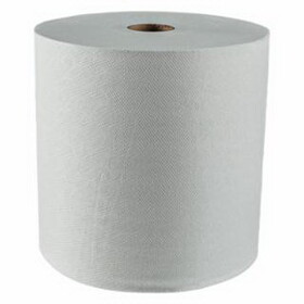 Kleenex 01080 Hard Roll Paper Towel, White, 8 In W X 425 Ft L, 1-Ply, 12 Rl/Ca