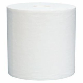Kimberly-Clark Professional 412-05007 12"X13.4" White Wypall Jumbo Rag On A Roll 700/