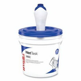 Kimberly-Clark Professional 06001 Kimtech Prep&#153; Wipes for the WetTask&#153; Wiping System, White, 6 in W x 12 in L, 95 Sheets/Roll, Free Bucket, Hydroknit&#174; Cloth