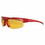 SMITH AND WESSON 21299 Equalizer Safety Glasses, Amber Polycarbonate Lens, Uncoated, Red, Nylon, Price/1 EA