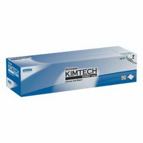 Kimberly-Clark 34721 Kimtech Science Kimwipes Delicate Task Wipers, Pop-Up Box, White, 90 Per Box
