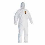 Kimberly-Clark 49112 Kleenguard A20 Breathable Particle Protection Coveralls, White, Medium, Zf, Ebwah