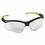 KleenGuard 38480 V30 Nemesis&#153; Safety Glasses, Indoor/Outdoor, Polycarbonate Lens, Uncoated, Black Frame/Green Temples, Nylon, Small, Price/12 EA