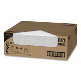 Kimberly-Clark Professional 41100 WypAll&#174; X70 Cloths, White, 14.9 in W x 16.6 in L, 300 Sheets/Unit, Box, 1 BX/BX