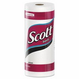 Kimberly-Clark Professional 41482 Scott® Kitchen Roll Towels, Standard Roll, White, 8.78 in W x 11 in L, 128 Sheet per Roll/20 Rolls per Case