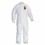 Kimberly-Clark 41494 Kleenguard A45 Breathable Liquid & Particle Protection Elastic Wrist/Ankle Coveralls, White, Xl, Fr Zipper