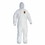 Kimberly-Clark 41505 Kleenguard A45 Breathable Liquid & Particle Protection Elastic Wrist/Ankle Coveralls, White, L, Hood/Fr Zipper, Price/25 EA